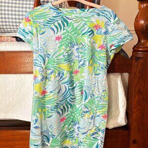 LILLY PULITZER MINI CODY COTTON T-SHIRT TODDLER DRESS MULTI VIA PARIGI